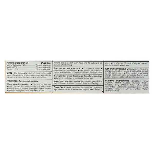 Tiger Balm Fast Relief Muscle Rub Topical Analgesic Cream - 2 oz