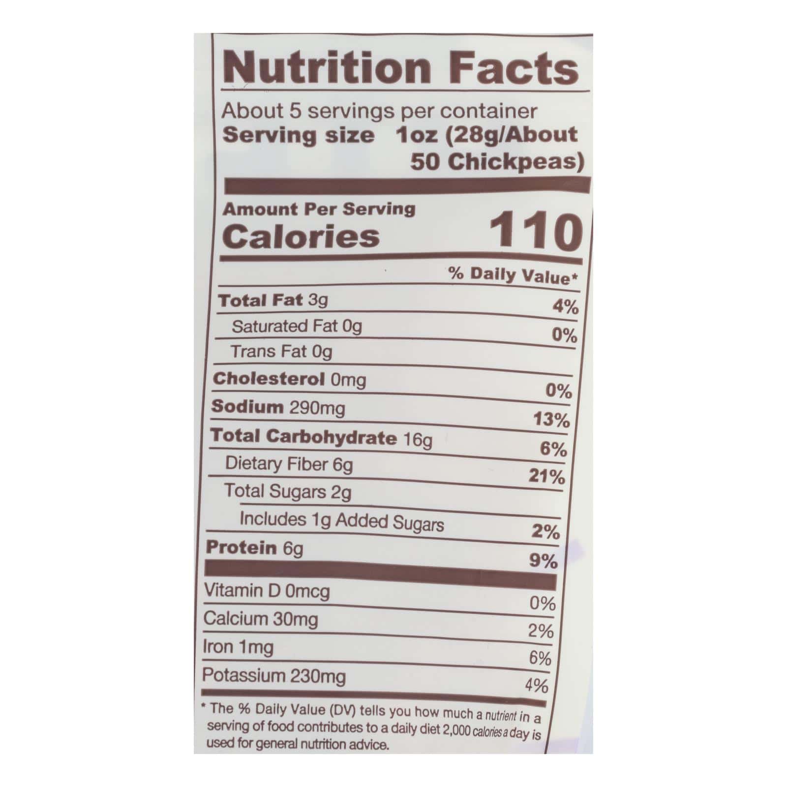 Biena Chickpea Snacks - Rockin' Ranch - Case of 8 - 5 oz. - Image 2