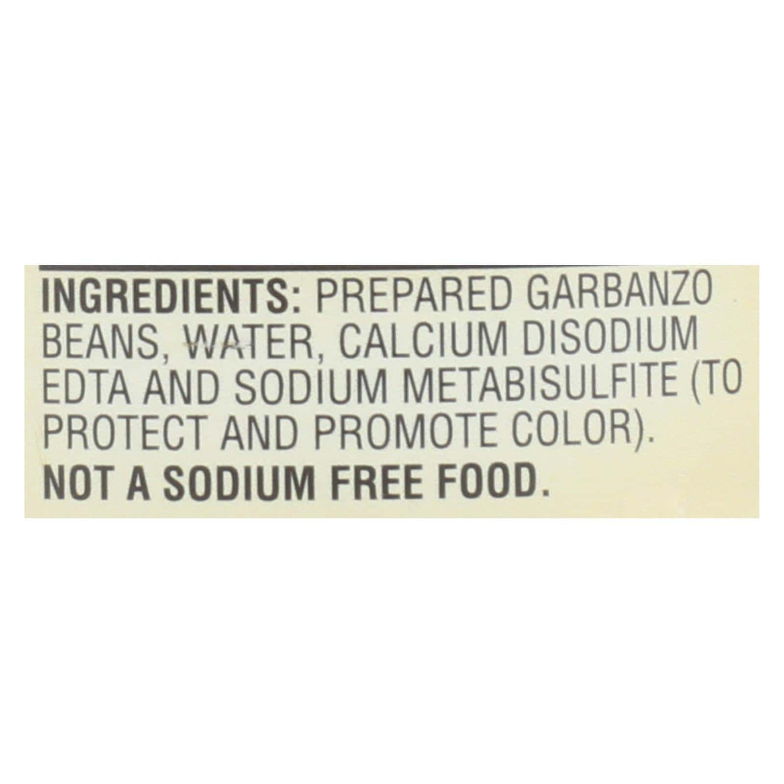 Kuner - Garbanzo Beans - No Salt Added - Case of 12 - 15 oz.