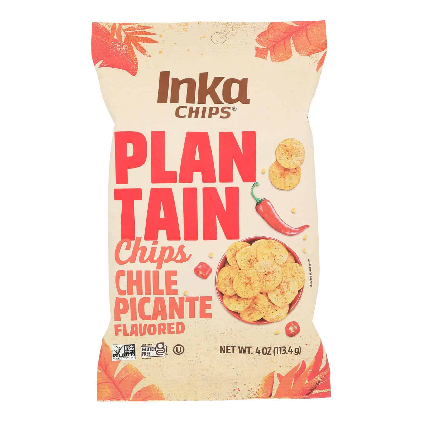 Inka Crops - Plantain Chips - Chile Picante - Case of 12 - 4 oz. - Image 2