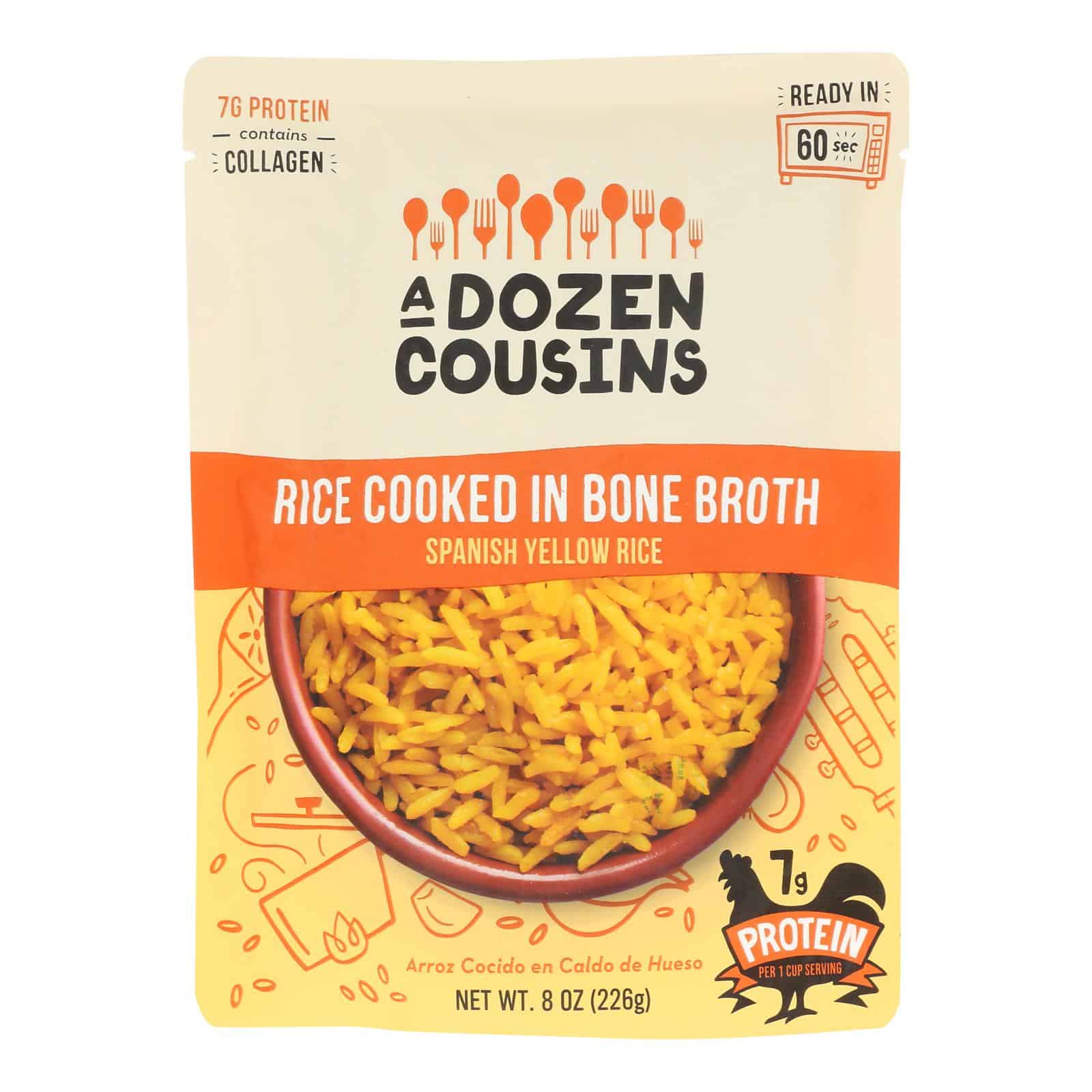 A Dozen Cousins - Rice Spanish Yellow Rte - Case of 6-8 OZ - Image 2