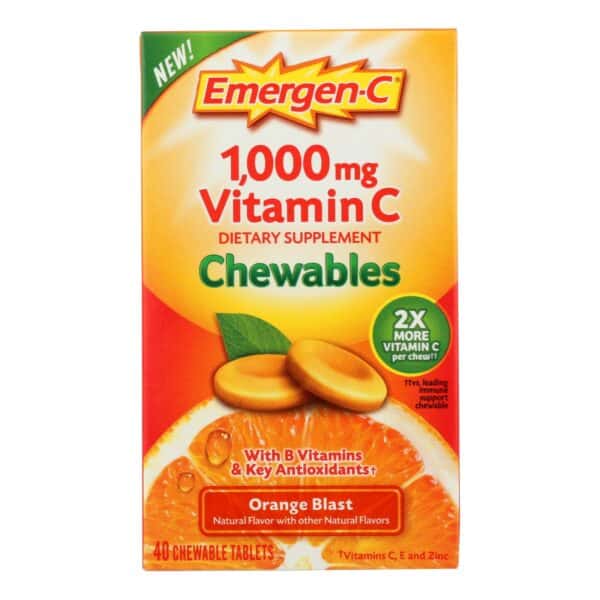 Emergen-c - Chewables Orange Blast - 1 Each - 40 CT - Image 2