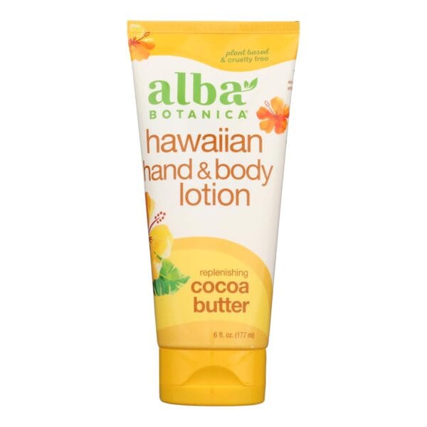 Alba Botanica - Hand & Body Lotion Haw Cocoa Butter - 1 Each 1-6 FZ