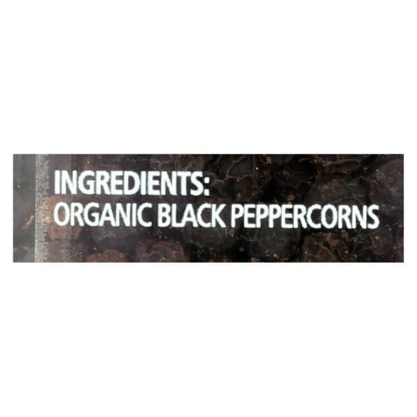 Simply Organic Black Peppercorns - Case of 6 - 2.65 oz. - Image 2