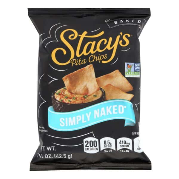 Stacey's Pita Chips - Simply Naked - 1.5 oz - Case of 24 - Image 2