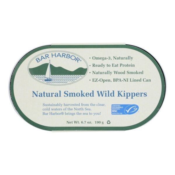 Bar Harbor - Smoked Wild Kippers - Case of 12 - 6.7 oz. - Image 2