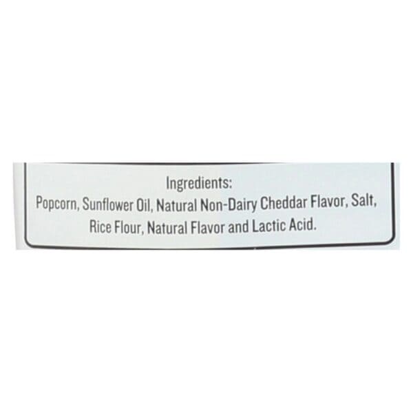 Skinnypop Popcorn Skinny Pop - White Cheddar - Case of 10 - 0.65 oz. - Image 2