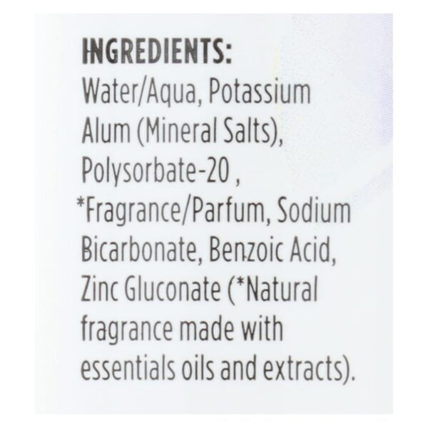 Crystal Essence Mineral Deodorant Body Spray Lavender And White Tea - 4 fl oz - Image 2
