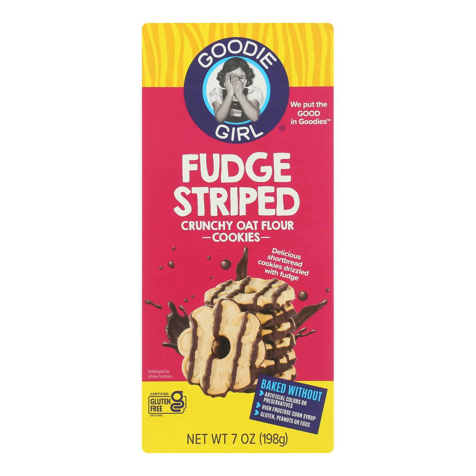 Goodie Girl Cookies - Cookies - Fudge Striped - Case of 6 - 7 oz. - Image 3