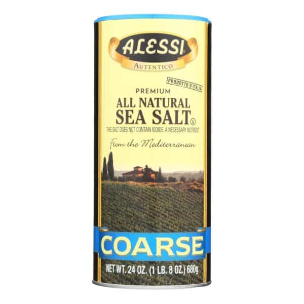 Alessi - Mediterranean Sea Salt - Coarse - Case of 6 - 24 oz. - Image 2