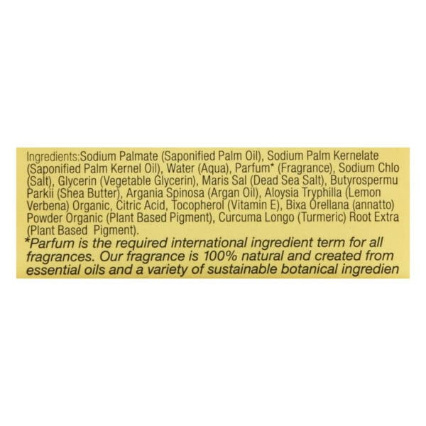 One With Nature Dead Sea Mineral Lemon Verbena Soap - 7 oz