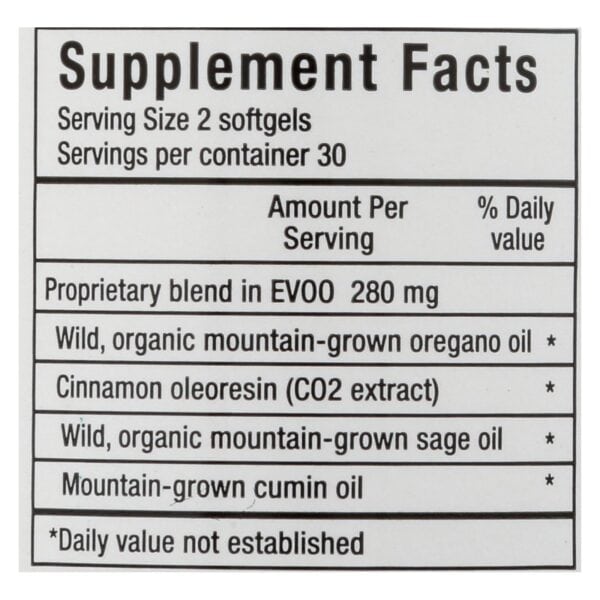 North American Herb and Spice OregaRESP - 60 Softgels - Image 2