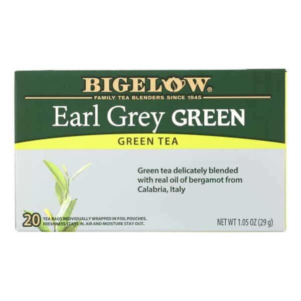 Bigelow Tea Green Tea - Earl Grey - Case of 6 - 20 BAG - Image 2