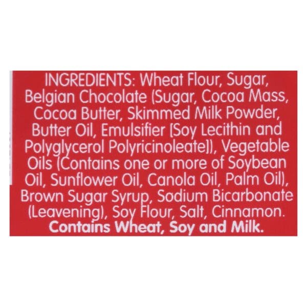 Biscoff Cookie Caramelized Biscuits With Belgian Chocolate  - Case of 12 - 5.4 OZ