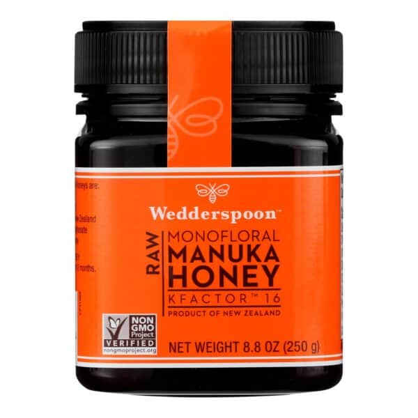 Wedderspoon Manuka Honey, Kfactor 16,  - Case of 6 - 8.8 OZ
