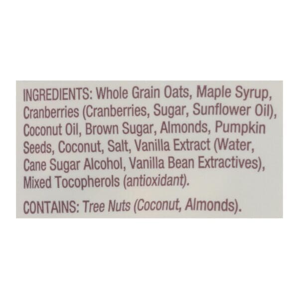 Bob's Red Mill - Granola Cranberry Almond - Case of 6 - 11 OZ - Image 3