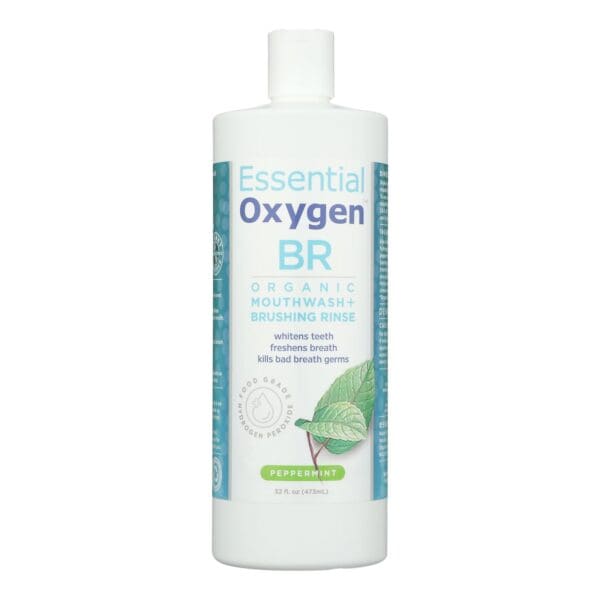 Essential Oxygen - Mouthwash Peppermint - 1 Each-32 FZ - Image 2
