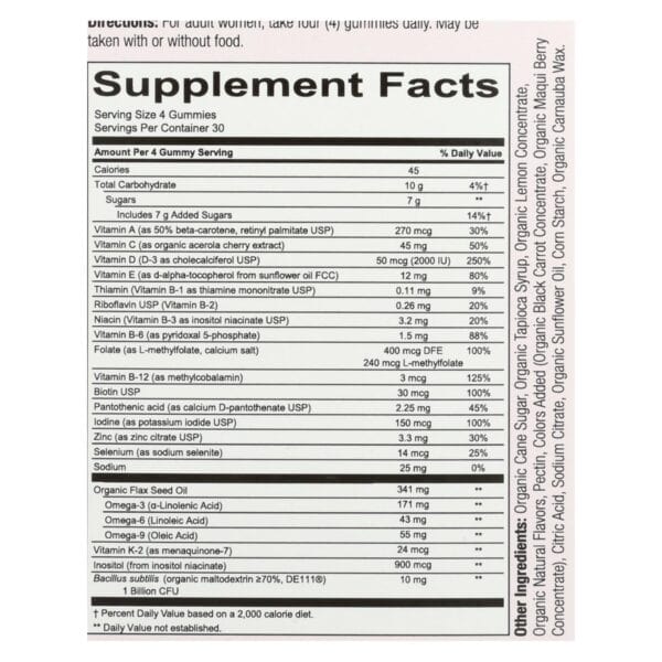 Smartypants - Gummy Vitamin Women Cmplt - 1 Each - 120 CT - Image 2