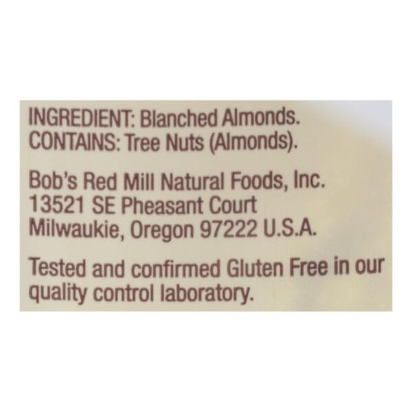 Bob's Red Mill - Flour - Almond - Blanched - Case of 4 - 16 oz - Image 3