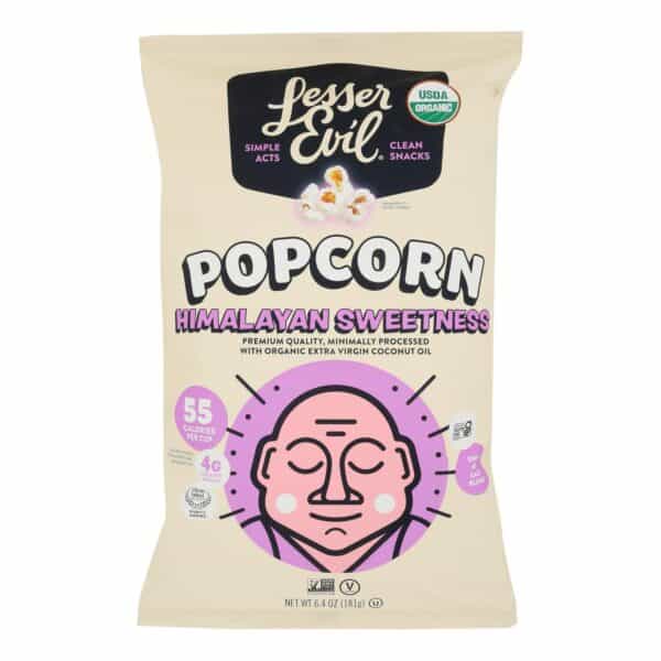 Lesser Evil - Popcorn Himlyn Swtness - Case of 12-6.4 OZ
