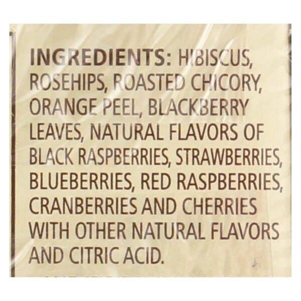 Celestial Seasonings Herb Tea Wild Berry Zinger - 20 Tea Bags - Case of 6