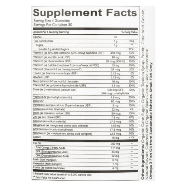 Smartypants Gummy Multivitamin -Teen Girl Complete - 120 count - Image 2