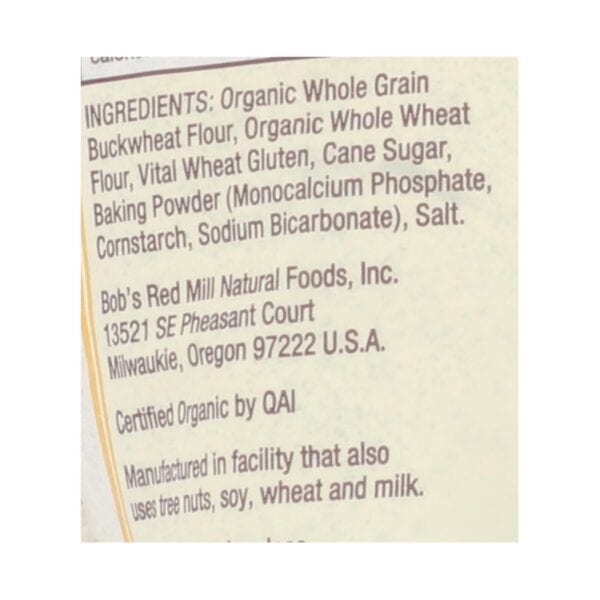 Bob's Red Mill - Pancake/waffle Bckwht - Case of 4 - 24 OZ - Image 2