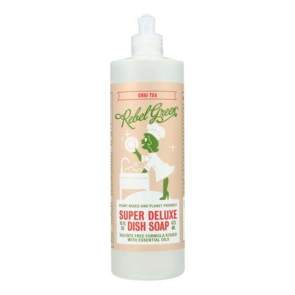 Rebel Green - Dish Soap Chai Tea - Case of 4-16 FZ