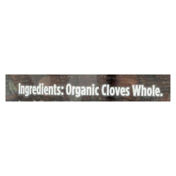 Spicely Organics - Organic Cloves - Whole - Case of 3 - 1.1 oz. - Image 2