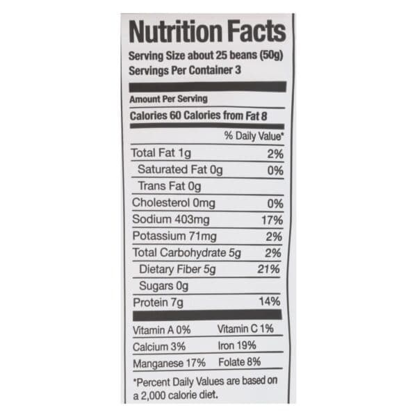 Brami Lupini Snack - Sea Salt - Case of 8 - 5.3 oz. - Image 3
