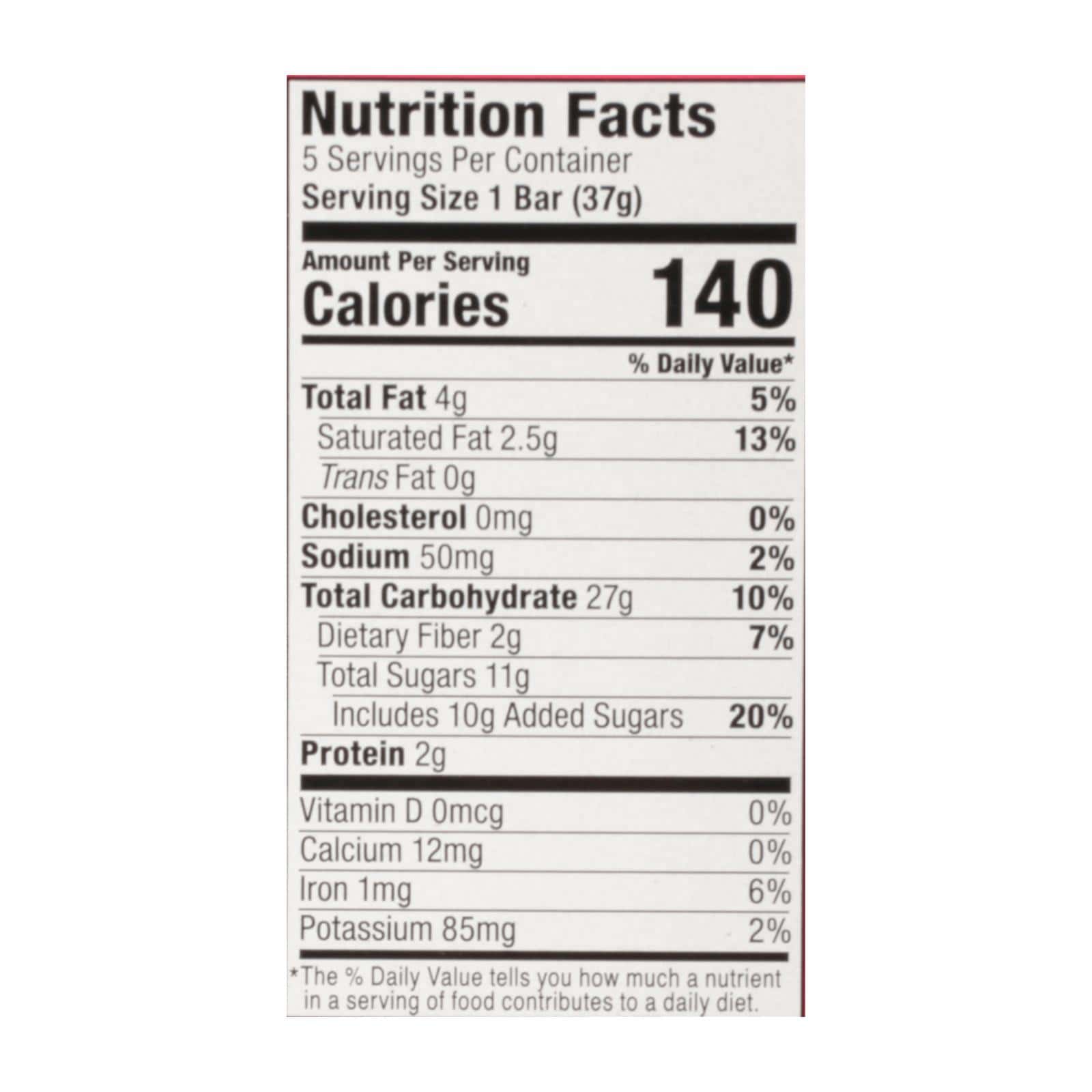 Bobo's Oat Bars - Stuffed Bites Strawberry - Case of 6 - 6.5 OZ - Image 3