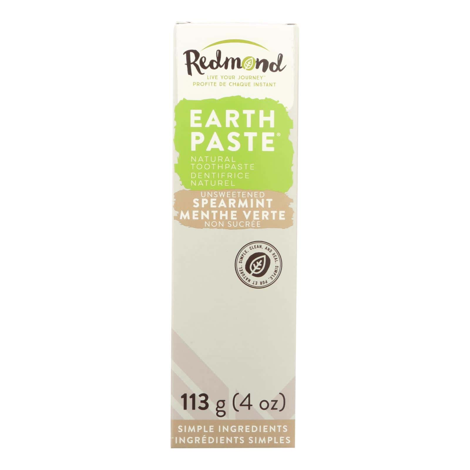 Redmond Trading Company Earthpaste - Spearmint - 4 oz - Image 2
