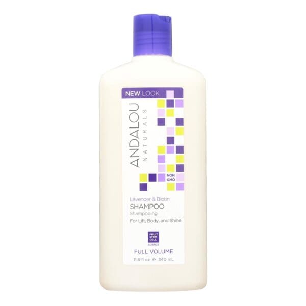 Andalou Naturals Full Volume Shampoo Lavender and Biotin - 11.5 fl oz - Image 2