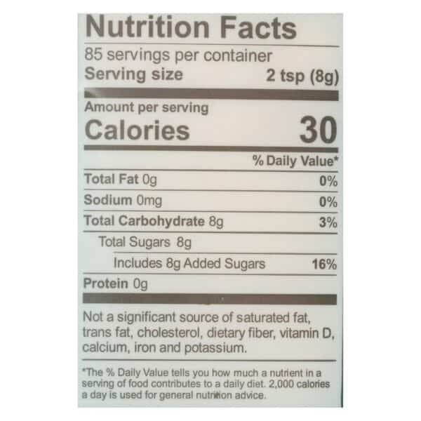 Wholesome Sweeteners Sugar - Natural Cane - Fair Trade - 1.5 lbs - case of 12 - Image 2