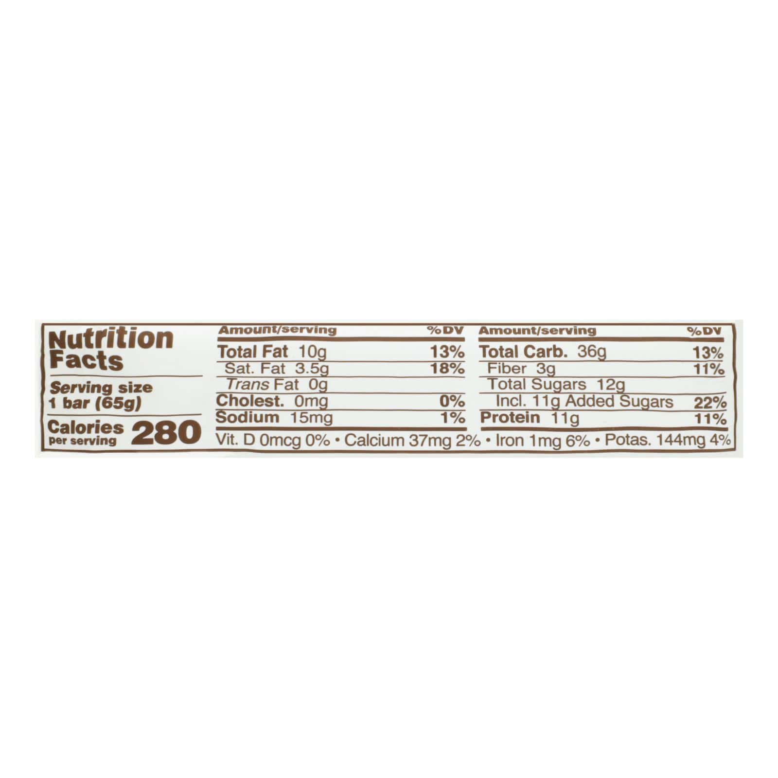 Gomacro Organic Macrobar - Coconut Almond Butter and Chocolate Chips - Case of 12 - 2.3 oz. - Image 2