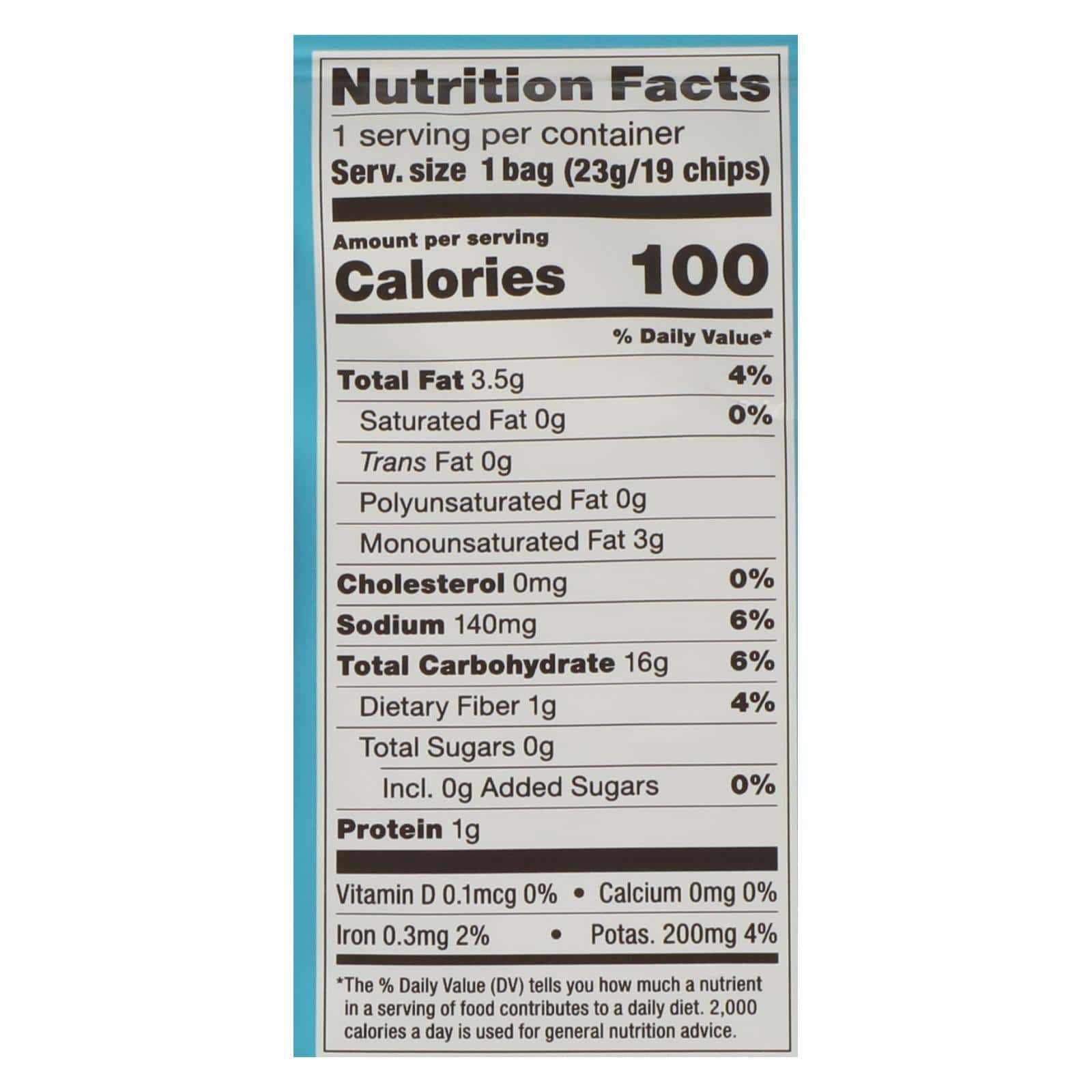 Popchips Potato Chip - Sea Salt - Case of 24 - 0.8 oz. - Image 2