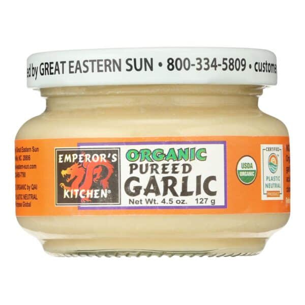 Emperor's Kitchen Organic Garlic - Pureed - Case of 12 - 4.5 oz. - Image 3