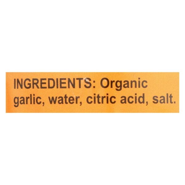 Emperor's Kitchen Organic Garlic - Pureed - Case of 12 - 4.5 oz.