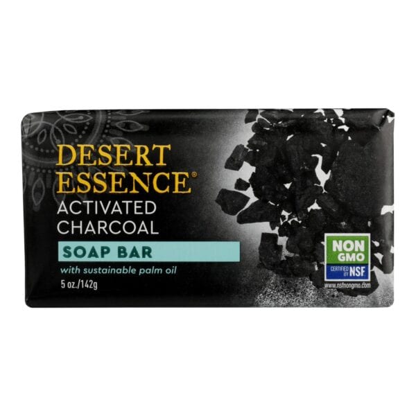 Desert Essence - Soap Bar Activtd Charcoal - 1 Each - 5 OZ - Image 2