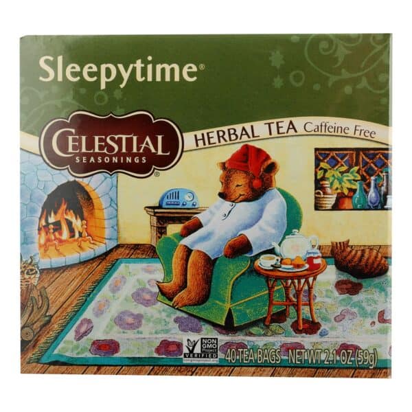 Celestial Seasonings Herbal Tea - Sleepytime - Caffeine Free - Case of 6 - 40 Bags - Image 2