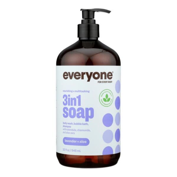 Everyone - Liquid Soap Lavender and Aloe - 32 fl oz - Image 2
