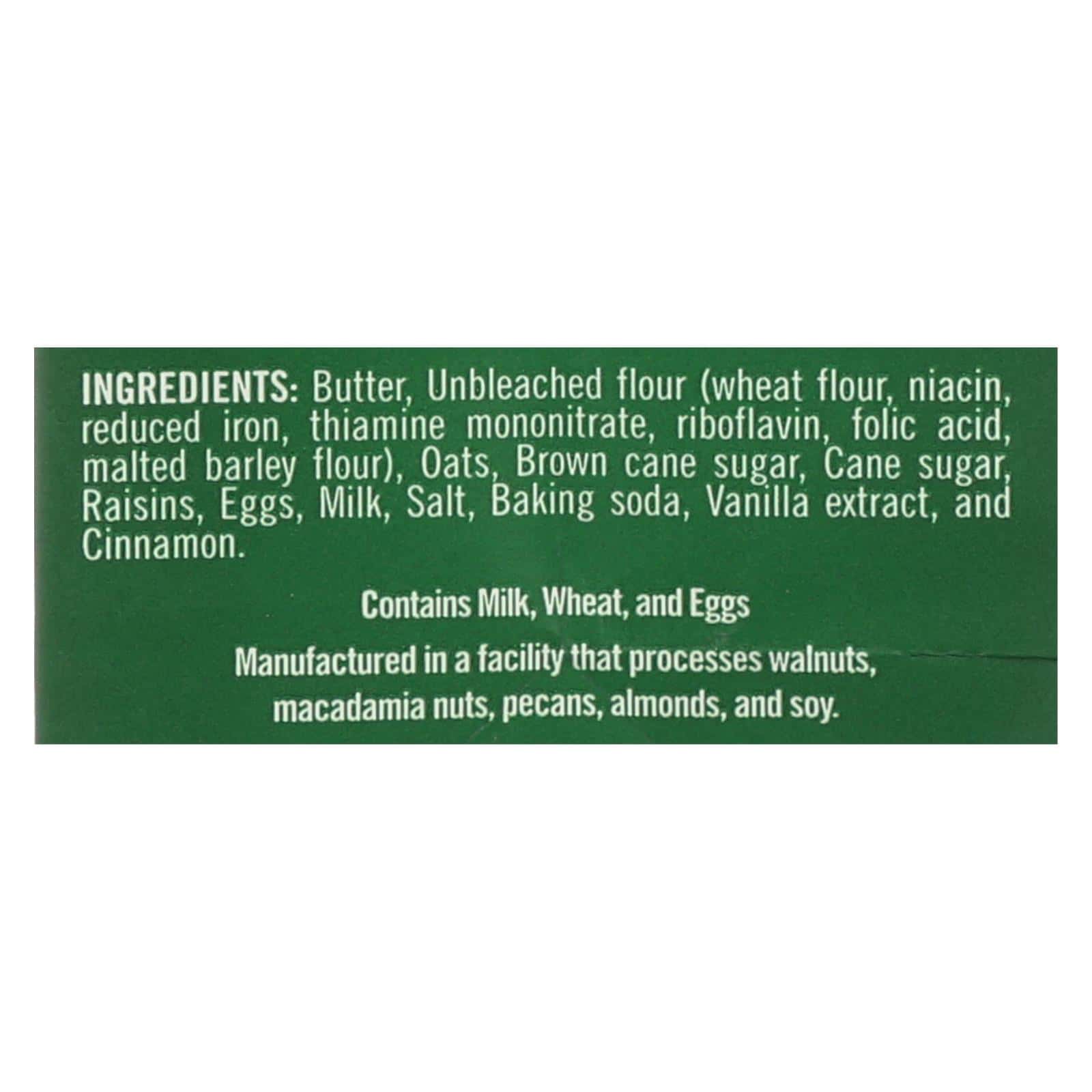 Tate's Bake Shop Oatmeal Raisin Cookies - Case of 12 - 7 OZ - Image 2