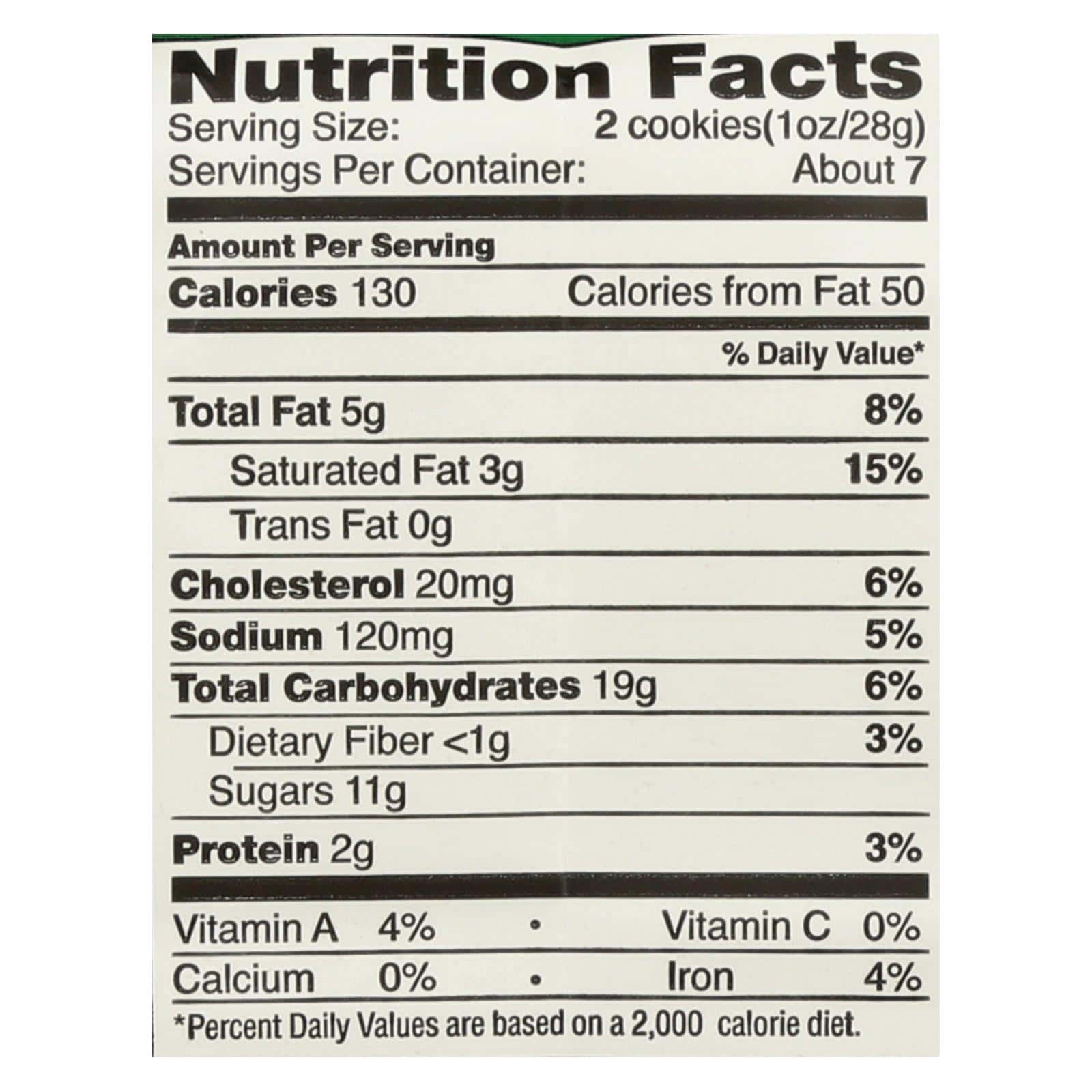 Tate's Bake Shop Oatmeal Raisin Cookies - Case of 12 - 7 OZ - Image 3