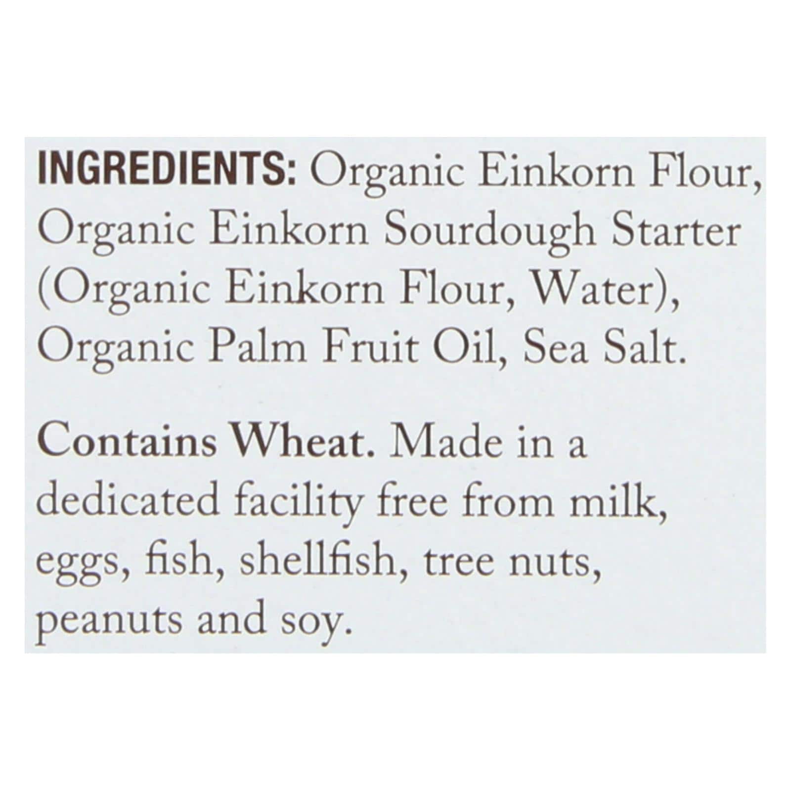 Jovial - Sourdough Einkorn Crackers - Sea Salt - Case of 10 - 4.5 oz. - Image 2