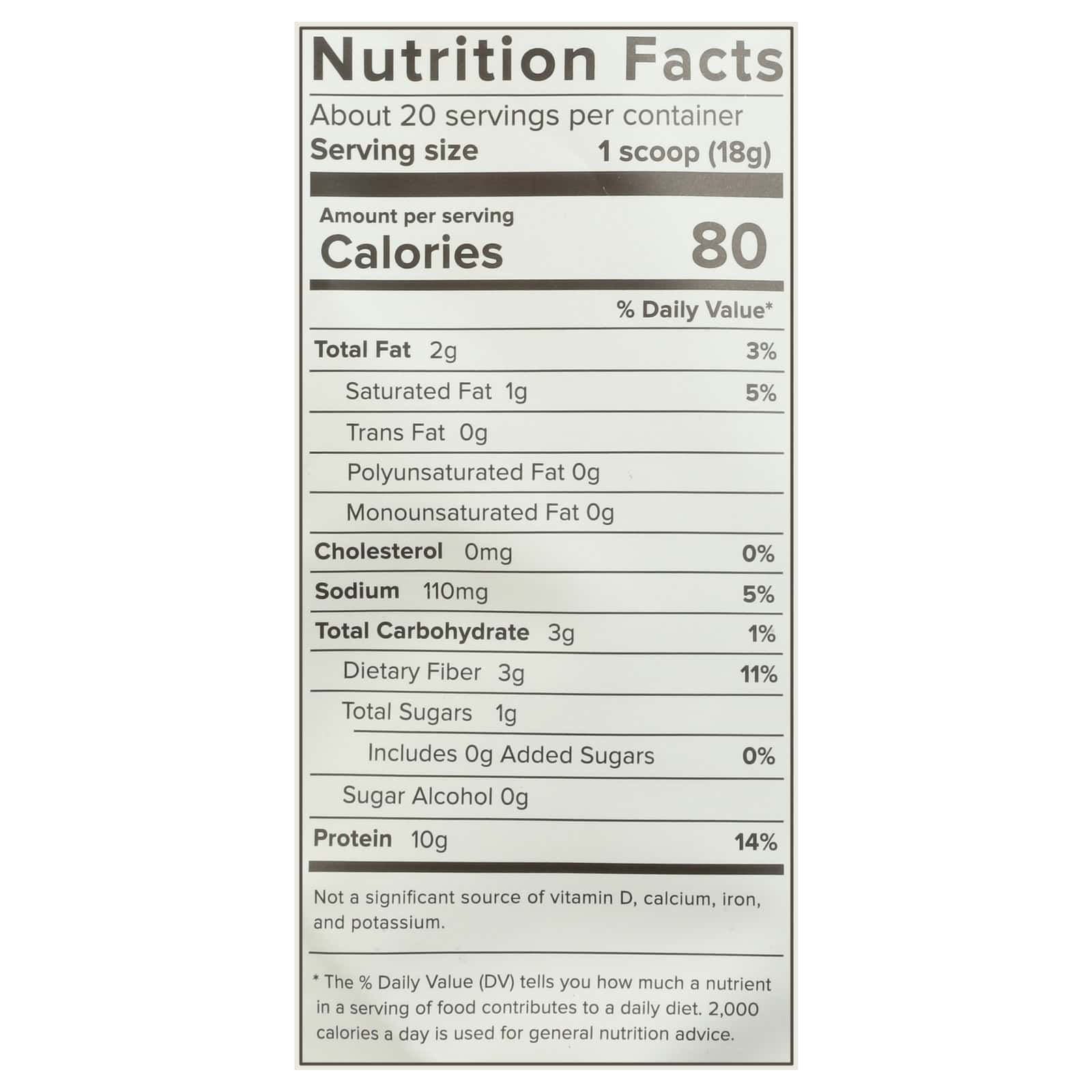 Truvani - Protein Powder Greens - 1 Each-12.59 OZ - Image 2