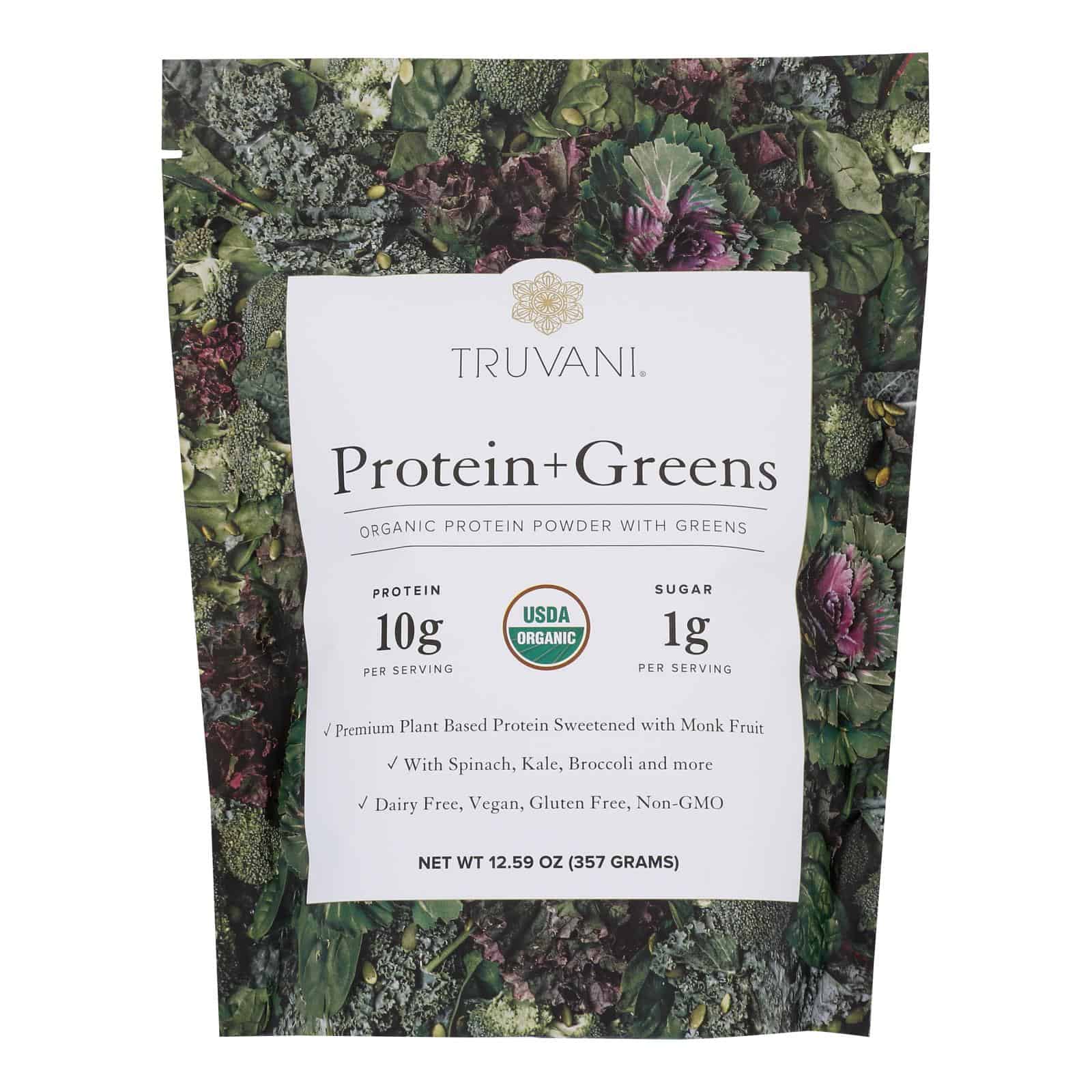 Truvani - Protein Powder Greens - 1 Each-12.59 OZ - Image 3
