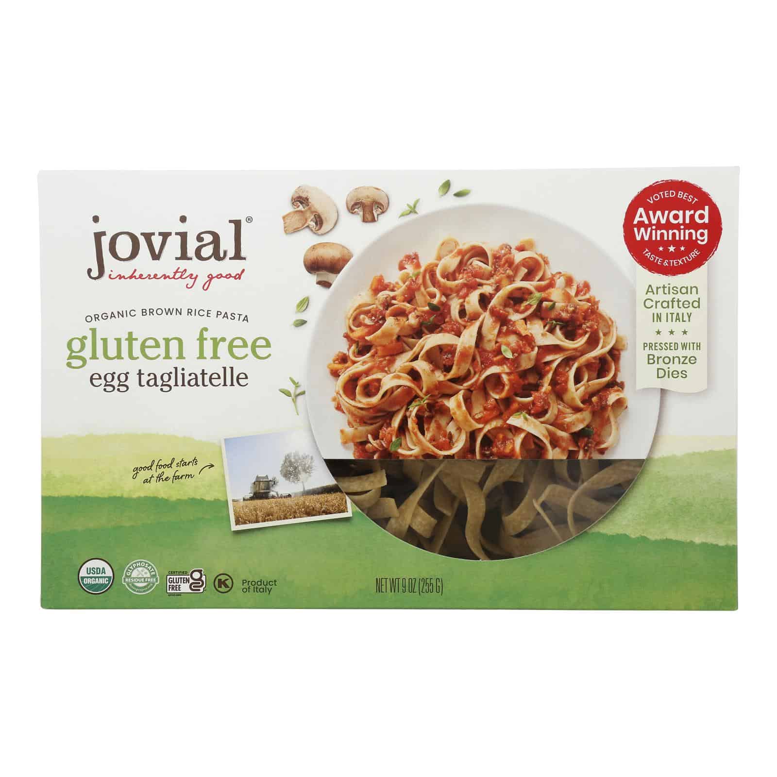 Jovial - Pasta - Organic - Brown Rice - Traditional Egg Tagliatelle - 9 oz - case of 12
