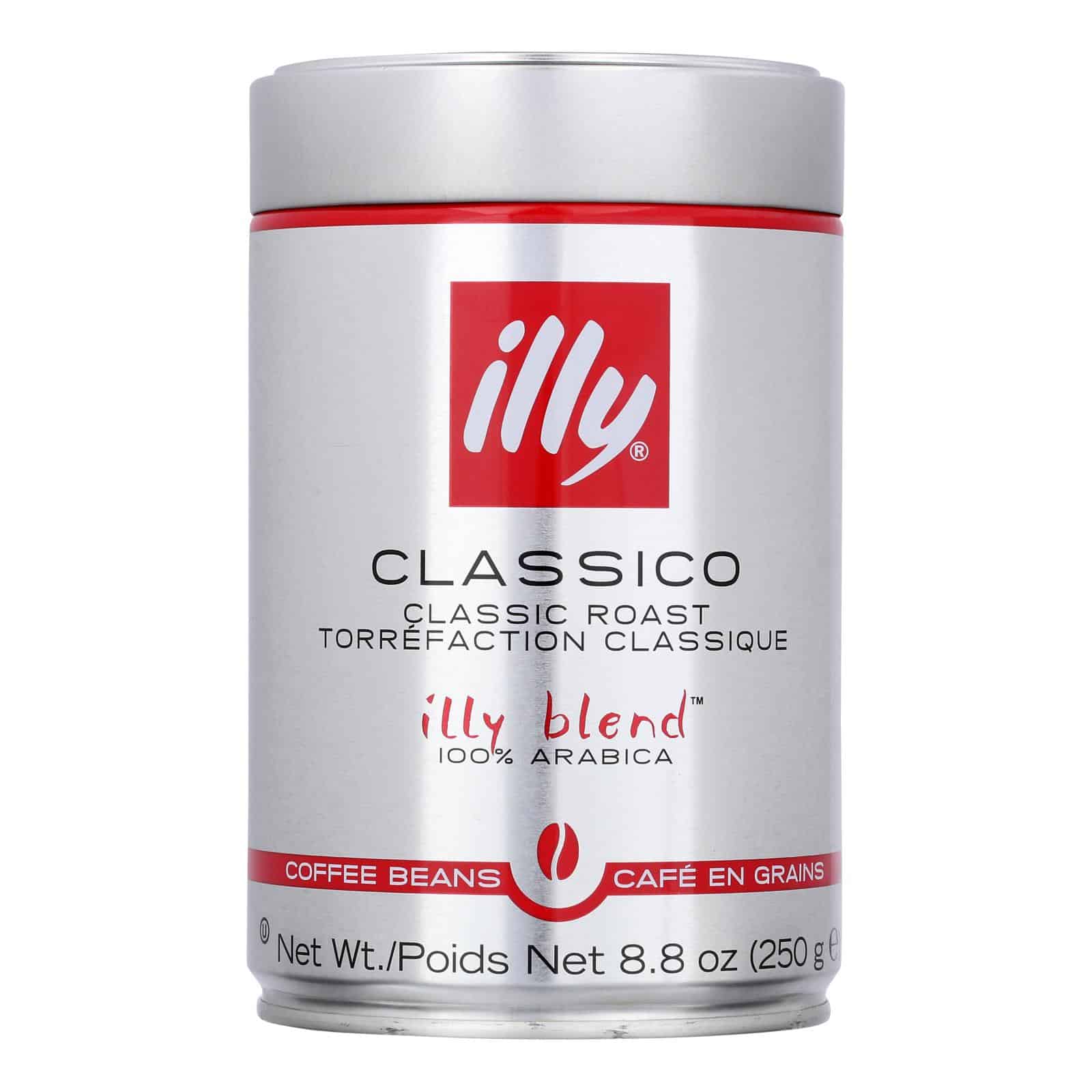 Illy Caffe Coffee Coffee - Whole Bean - Medium Roast - 8.8 oz - case of 6