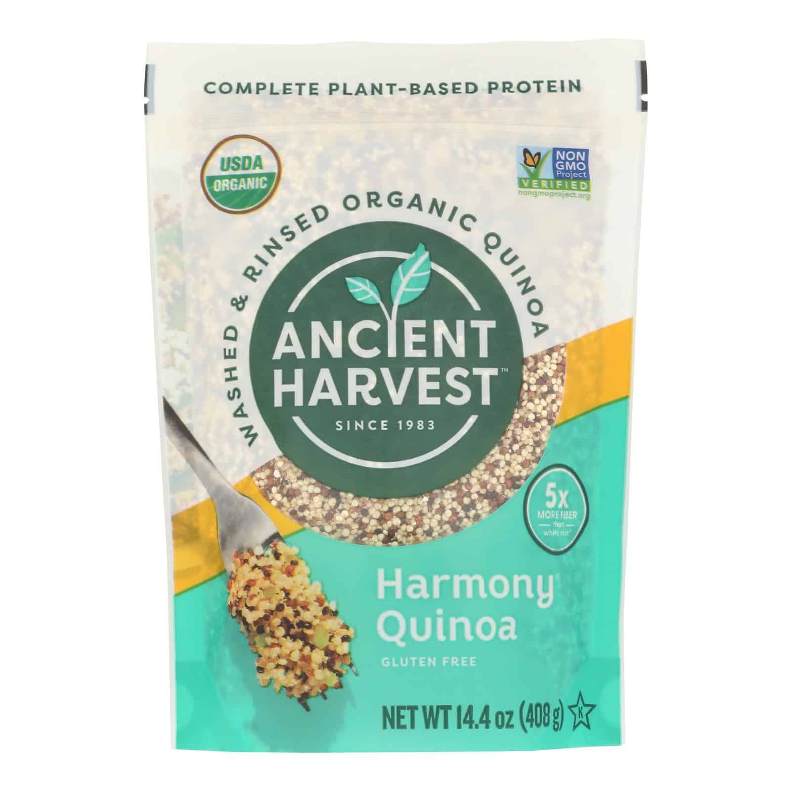 Ancient Harvest Organic Quinoa - Tri-Color Harmony Blend - Case of 12 - 14.4 oz - Image 2