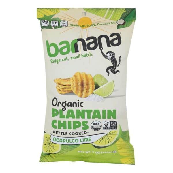Barnana - Plntn Chips Acaplco Lme - Case of 6-5 OZ - Image 3